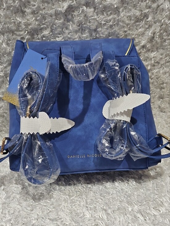 Danielle Nicole Mulan For Honor Blue Floral Scallop-Front Backpack with Tassel main image 7